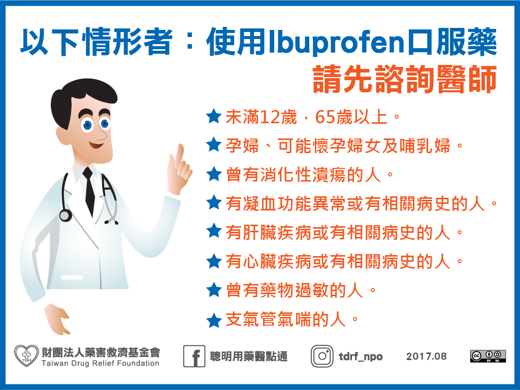 Ibuprofen成分藥品2